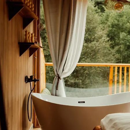 Nowoczesne Na Drzewie - Jacuzzi - Kolobrzeg - Sauna - Polanaglamp Üdülőpark Niezyn