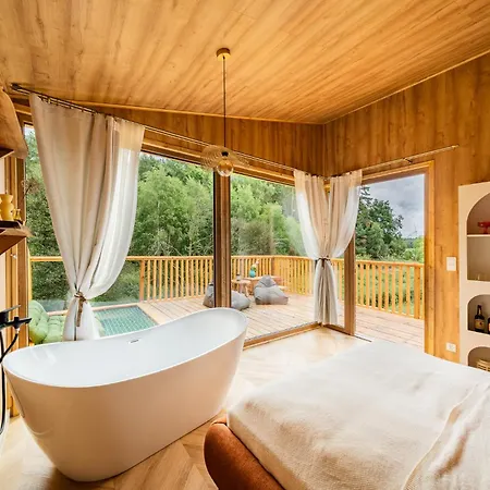 Nowoczesne Na Drzewie - Kolobrzeg - Sauna - Polanaglamp Village de vacances Niezyn