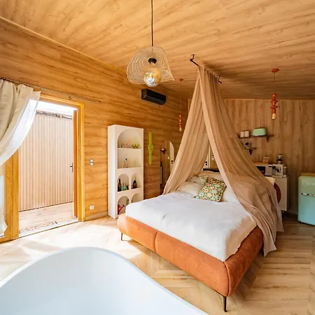 Nowoczesne Na Drzewie - Kolobrzeg - Sauna - Polanaglamp Village de vacances