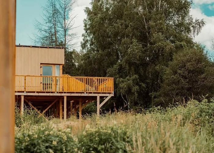 Holiday park Nowoczesne Na Drzewie - Jacuzzi - Kolobrzeg - Sauna - Polanaglamp Niezyn