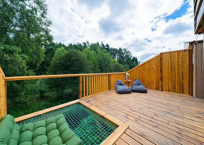 Nowoczesne Na Drzewie - Jacuzzi - Kolobrzeg - Sauna - Polanaglamp *