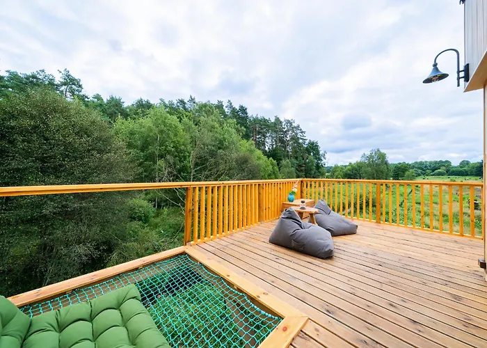 Nowoczesne Na Drzewie - Jacuzzi - Kolobrzeg - Sauna - Polanaglamp Holiday park